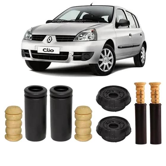 Imagem de Kit Batente Dianteiro Traseiro Renault Clio 2013 2014 2015