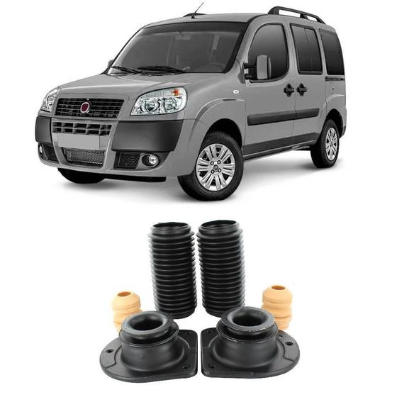 Imagem de Kit Batente Fiat Doblo Impacto Reposição Automotiva Dianteiro - 2001 Até 2013 O Par