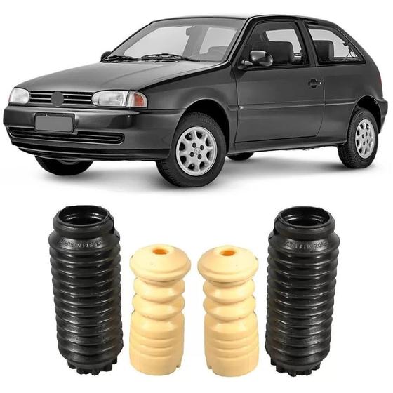 Imagem de Kit Batente Gol G2 Impacto Reposição Automotiva Traseiro (1995 Até 2005) O Par