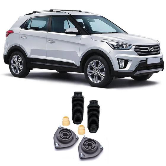 Imagem de Kit Batente Hyundai Creta Dianteiro 2017 Até 2020 O Par