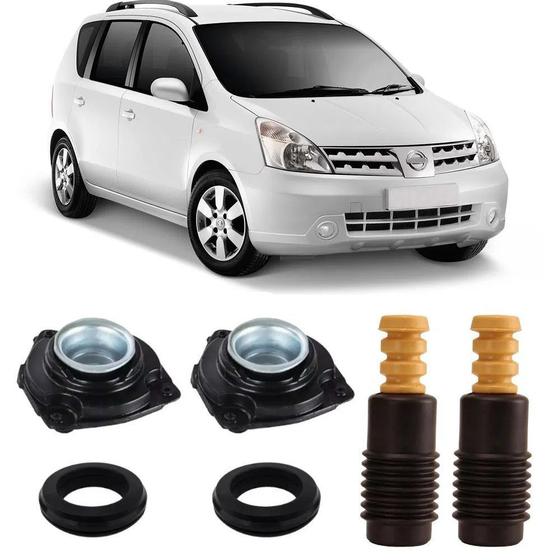 Imagem de Kit Batente Nissan Livina Impacto Reposição Automotiva Dianteiro - (2007 Até 2013) O Par