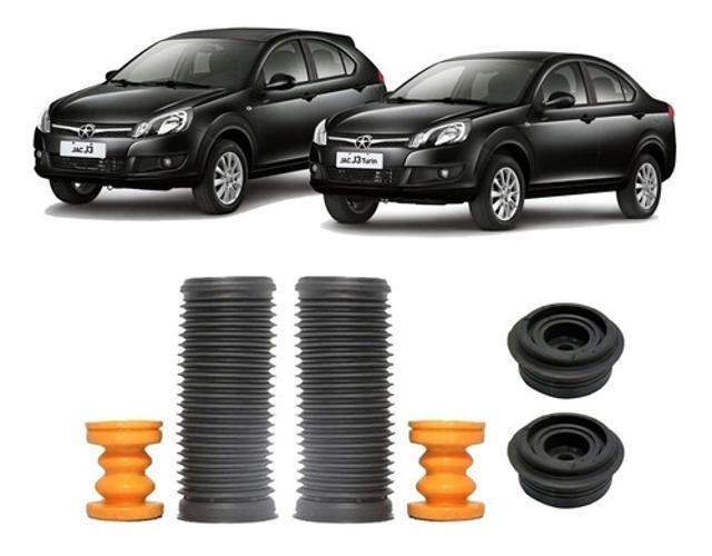 Imagem de Kit Batente Suspensão Traseira Jac J3 2011 2012 2013 2014 15