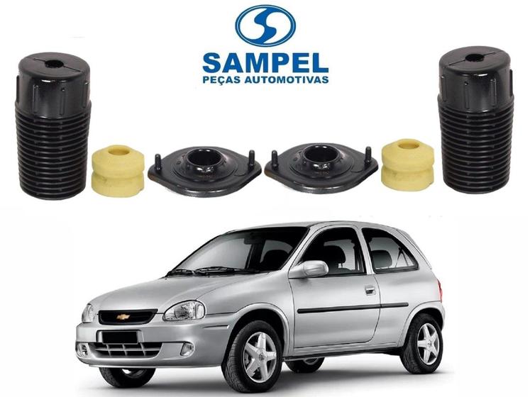 Imagem de Kit batentes dianteiros sampel chevrolet corsa wind 1.0 1.4 1.6 1994 a 2002