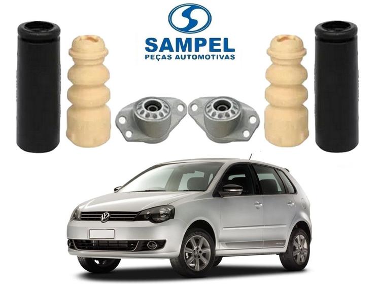 Imagem de Kit batentes traseiros sampel volkswagen polo 1.6 2.0 2012 a 2015