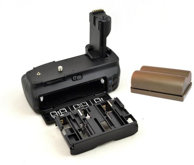 Imagem de Kit Battery Grip BG-E2N + bateria BP-511 para Canon 20D, 30D, 40D, 50D