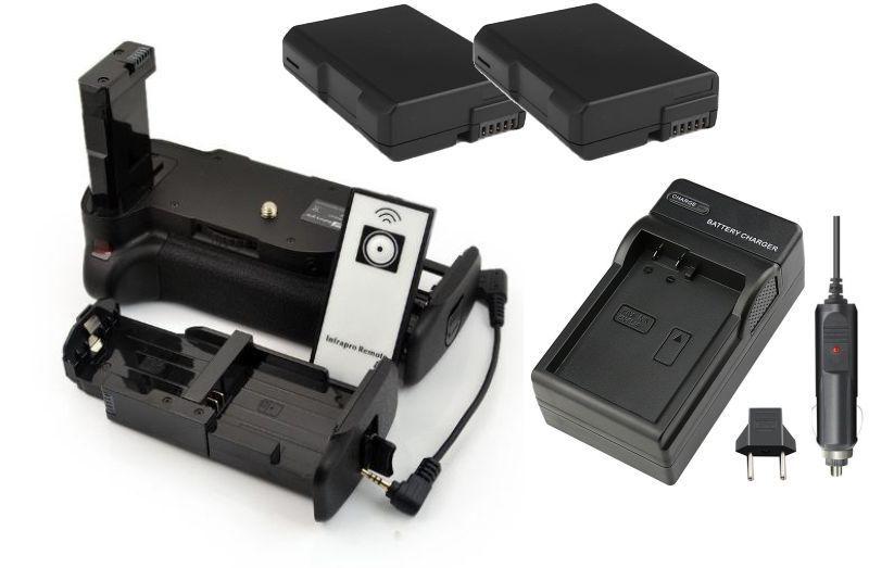 Imagem de Kit Battery Grip MB-D5100 para Nikon D5100 D5200 + 2 baterias EN-EL14 + Carregador