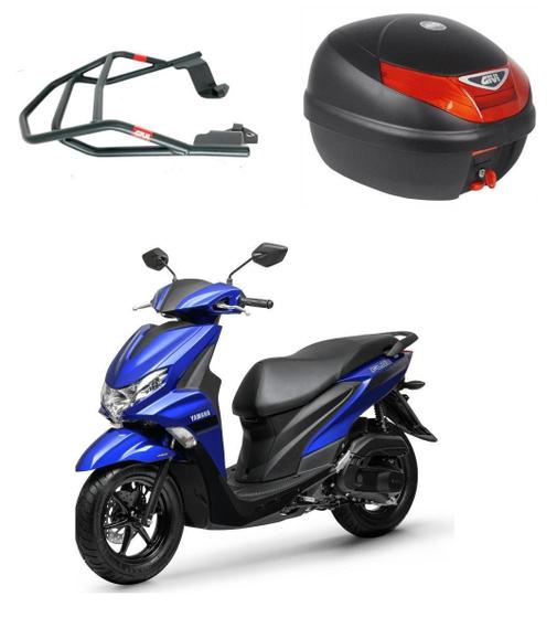 Imagem de Kit Bau Givi E30N + Suporte Givi Sr2164 P Yamaha Fluo 125