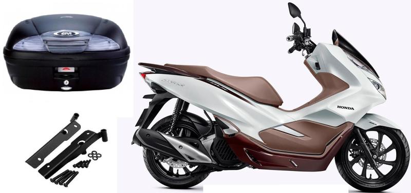 Imagem de Kit Bau Givi E450Nt + Suporte Givi Sr1190 P Honda Pcx 150