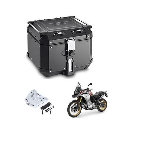 Imagem de Kit Bau Givi Obkn42B + Suport Givi Sra5127 P Bmw 750Gs 850Gs