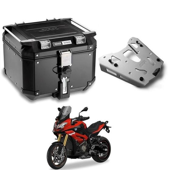 Imagem de Kit Bau Givi Obkn42B + Suporte Givi Sra5119 P Bmw S1000 Xr