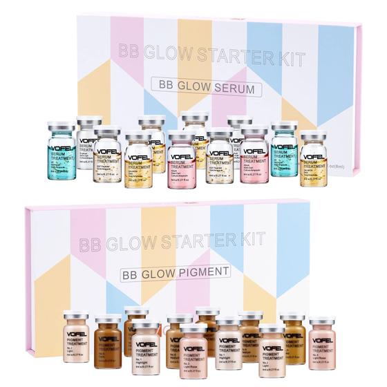 Imagem de Kit BB Glow VOFEL: Microagulhamento com Soro e Pigmento