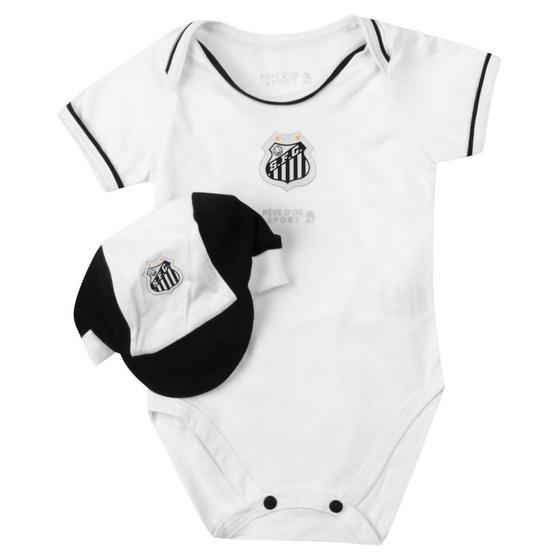 Imagem de Kit Bebê Santos com Boby e Boné Oficial