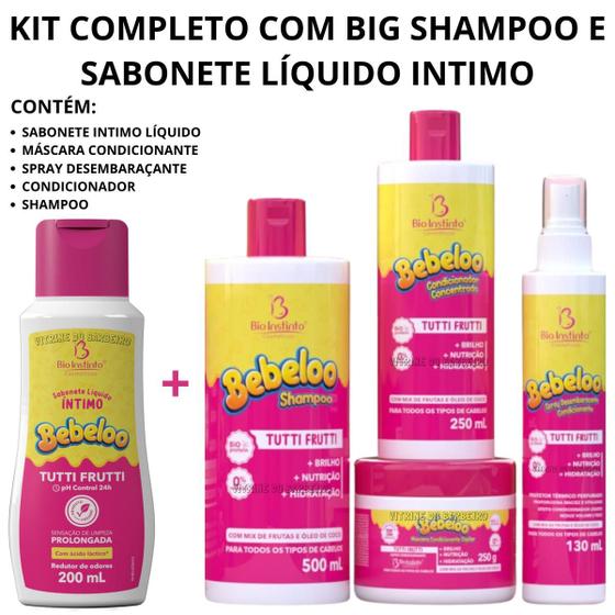 Imagem de Kit Bebeloo Tutti Fruti Alegria nos Cabelos e Higiene Íntima