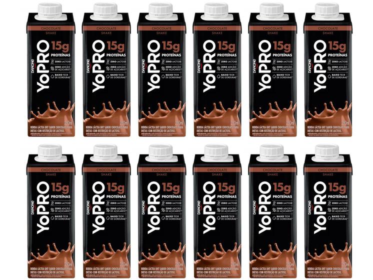 Imagem de Kit Bebida Láctea UHT YoPRO Chocolate Sem Lactose