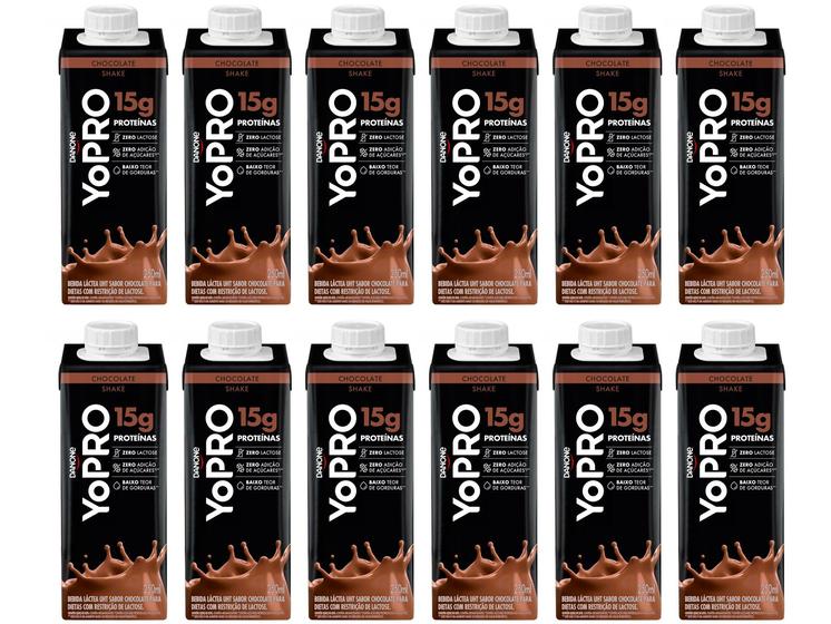 Kit Bebida Láctea UHT YoPRO Chocolate Sem Lactose Menor preço em Kit Bebida Láctea UHT YoPRO Chocolate Sem Lactose