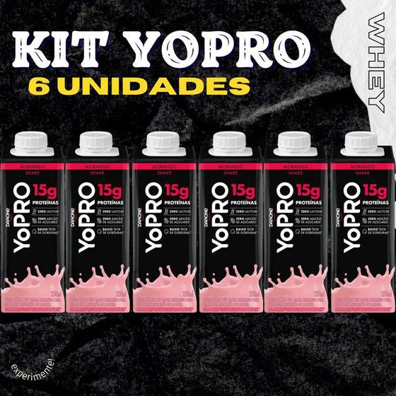 Imagem de Kit Bebida Láctea Uht Yopro Morango Eleve Sua Performance