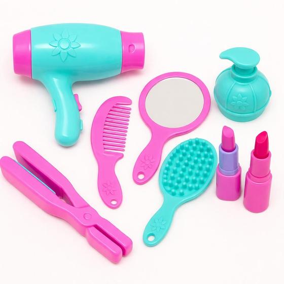 Kit Beleza infantil menina de brinquedo + mais kit panelinha faz de conta - Tafeplas