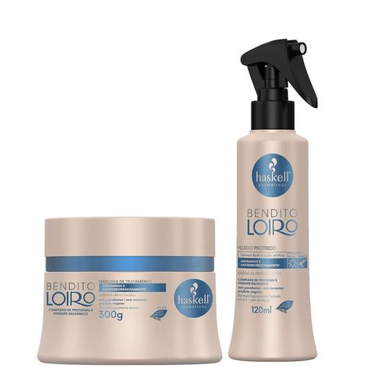 Imagem de Kit Bendito Loiro Haskell - Máscara 300g + Fluído 120ml