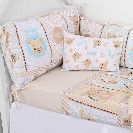 Imagem de Kit Berço Baby Nice Estampado 9 peças