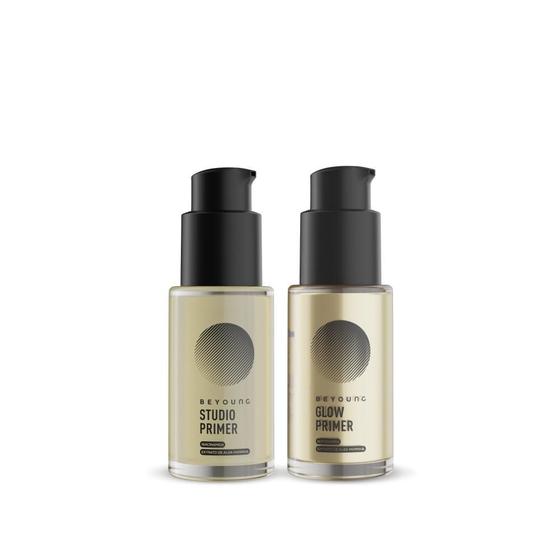 Imagem de Kit Beyoung Dupla de Primers 1 Studio Matte e 1 Glow Gold