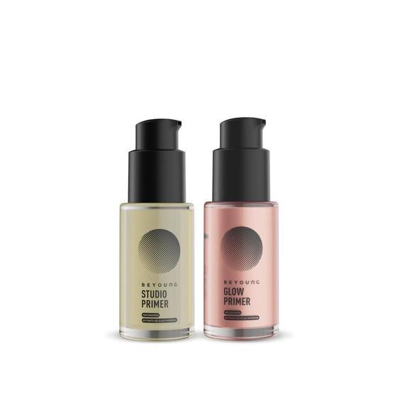 Imagem de Kit Beyoung Dupla de Primers 1 Studio Matte e 1 Glow Rose