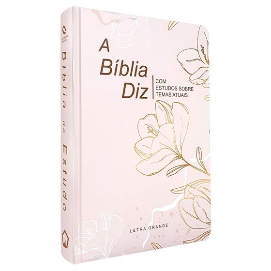 Imagem de Kit Bíblia de Estudo Diz NAA Feminina + Caderno Anotações Bíblicas Boho