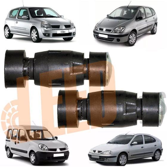 Imagem de Kit Bieleta Barra Estabilizadora Clio Kangoo 2000 2001 2002 2003 2004 2005 2006 2007 2008 Scenic 1997 1998 1999 2000 2001 2002 2003 2004 2005 2006