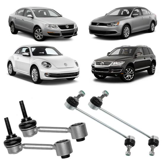 Imagem de Kit Bieleta Dianteira Traseira Jetta Tiguan Passat Fusca