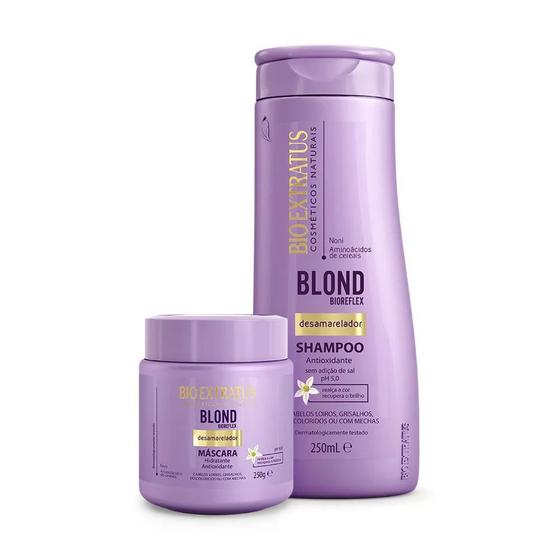 Imagem de Kit Bio Extratus Blond Bioreflex Shampoo E Máscara (250Ml/G)