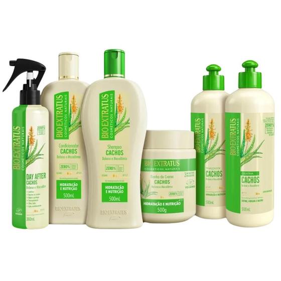 Imagem de Kit Bio Extratus Cachos 500Ml/G Completo