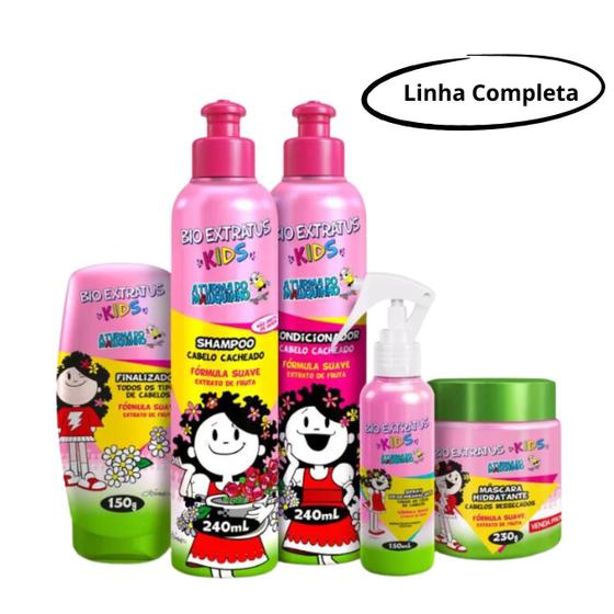 Imagem de Kit Bio Extratus Kids Cabelo Cacheado Completo (5 Produtos)