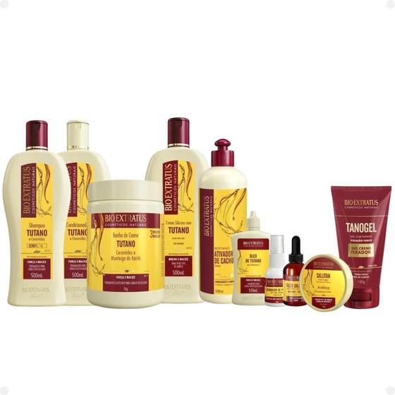 Imagem de Kit Bio Extratus Tutano Força e Maciez Com 10 Fixação Forte 1Kg