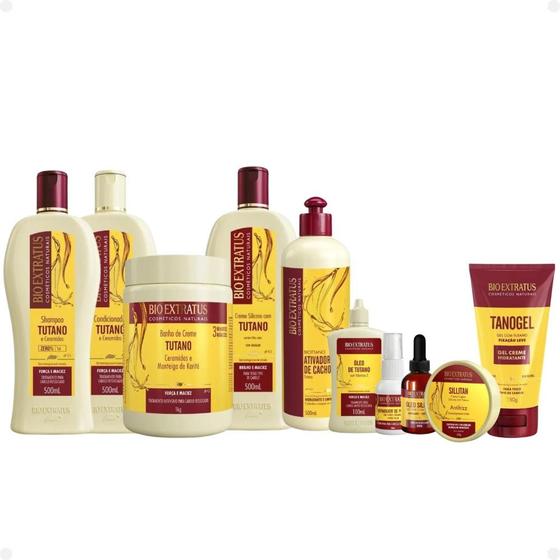 Imagem de Kit Bio Extratus Tutano Força e Maciez Com 10 Fixação Leve 1Kg