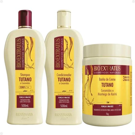 Imagem de Kit Bio Extratus Tutano Força e Maciez Com 3 1Kg