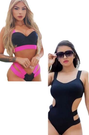 Imagem de Kit Biquíni Das Gringas + Maio Moda Praia Verão