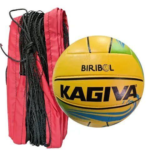 Imagem de Kit Biribol - Bola Kagiva + Rede Vôlei Piscina 4Mts