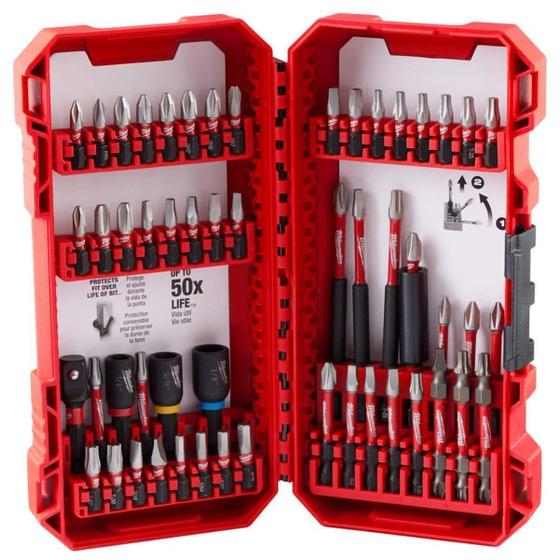 Imagem de Kit Bit Shockwave com 54 Peças 48-32-4010 Milwaukee Unica