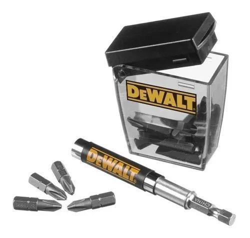 Imagem de Kit Bits Parafusadeira Prolongador Guia Magnético Dewalt 16p