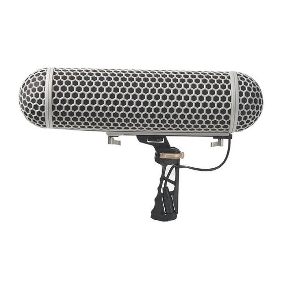 Imagem de Kit Blimp Windshield/Zeppelim p/Vara de Boom,Compatível c/Microfone Shotgun NTG2/NTG4/MKE600/VP89S/M