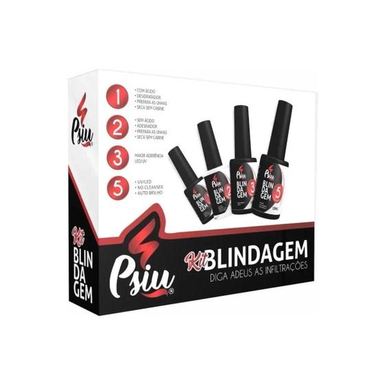 Imagem de Kit Blindagem Psiu 4 Passos 10Ml Leduv