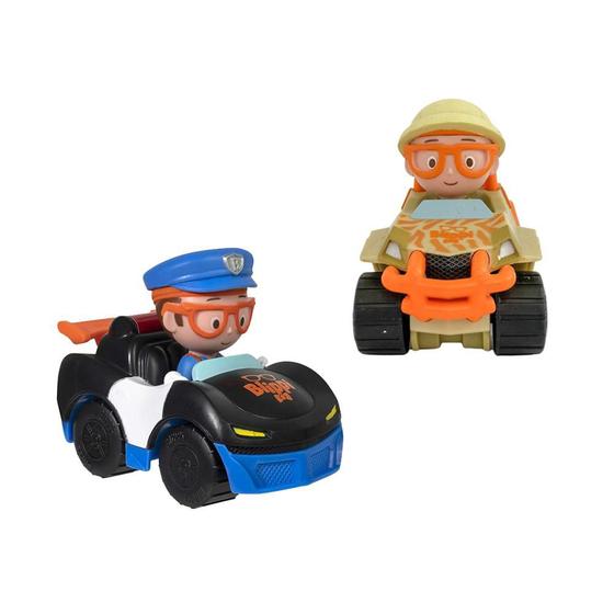 Imagem de Kit Blippi - Mini Veículos - Carro de Policia + Safari Móvel