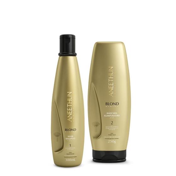 Imagem de Kit Blond System Shampoo E Mascara - Aneethun