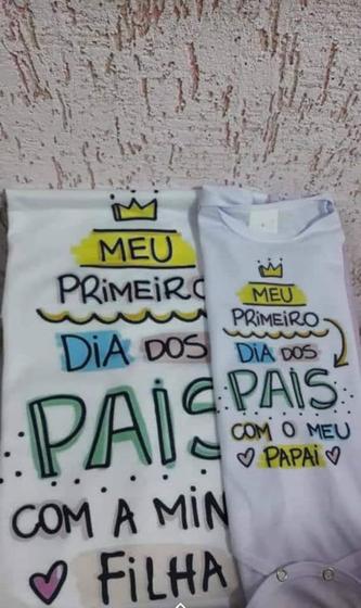 Imagem de Kit blusa + body pai e filha