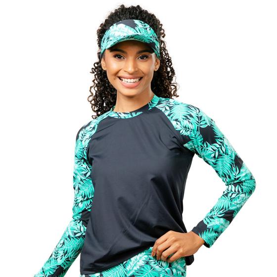 Uv Line Blusa Com Protetor Solar Compre Blusa UV LINE Gola Alta
