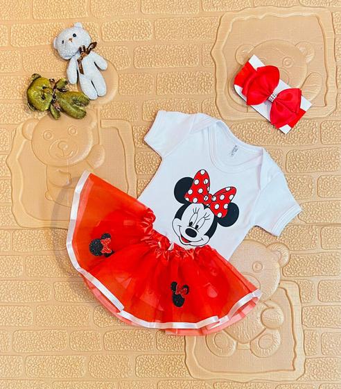 Imagem de KIT Body bebe Temático -  MINNIE