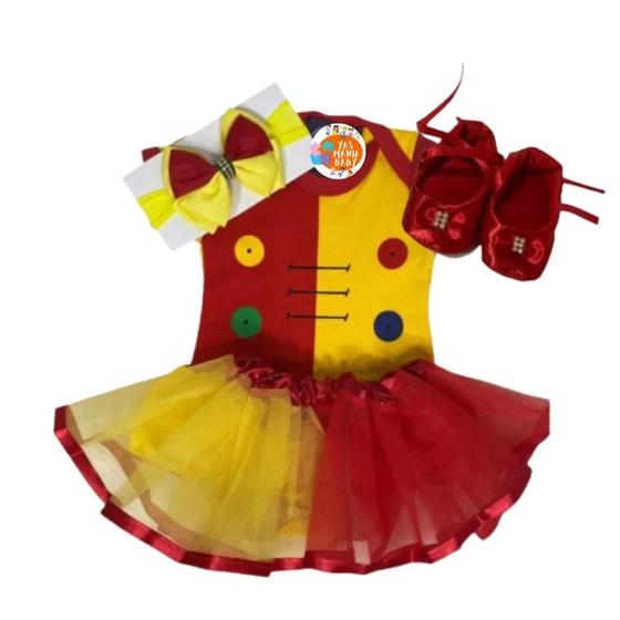 Imagem de KIT Body Emilia Temáticos Infantil Personagens Mesversario Fantasia