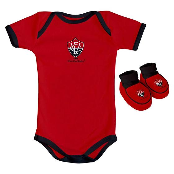 Imagem de Kit Body + Pantufa para Bebê do Vitória 033a