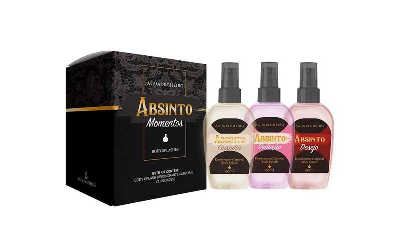 Imagem de Kit Body Splash Absinto Momentos Água de Cheiro