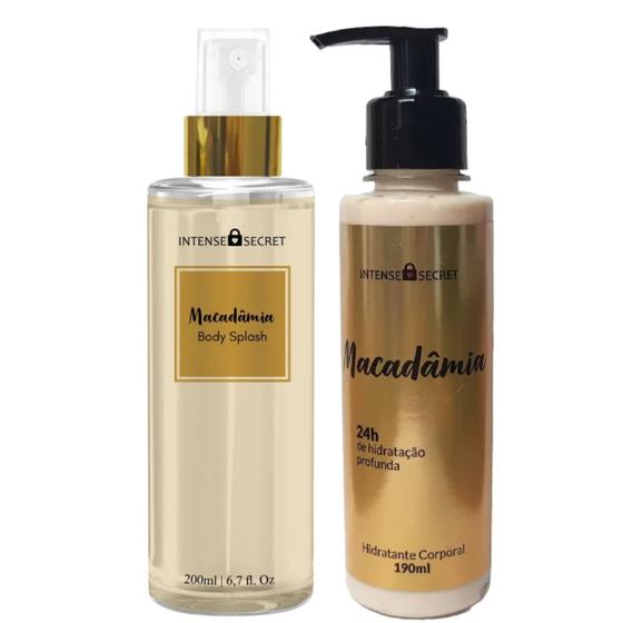 Imagem de Kit Body Splash Macadâmia + Hidratante Corporal - Intense Secret