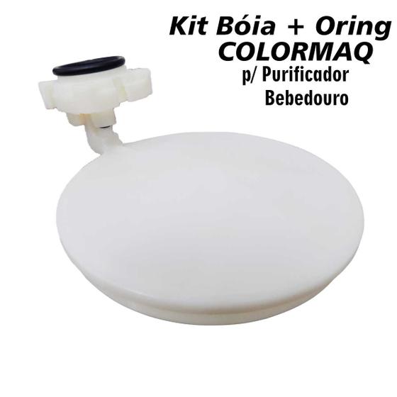 Imagem de Kit boia purificador bebedouro colormaq, latina, ibbl, libell 12750.001.1